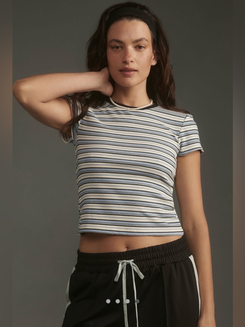 The Blair baby tee by Maeve striped edition